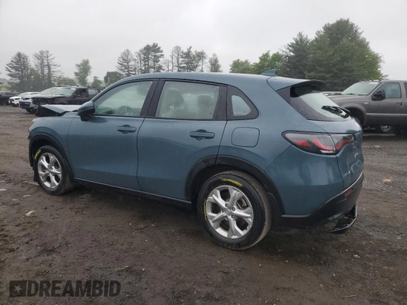 2024 Honda HR-V LX with VIN 3CZRZ1H35RM733313, listed as a Copart auction lot 57573485 with 23,683 mi miles and Salvage title. Bid and sale history available at DreamBid. Image 2.
