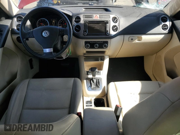 2010 Volkswagen Tiguan with VIN WVGAV9AX4AW003953, listed as a Copart auction lot 48369585 with 108,467 mi miles and Salvage Title. Bid and sale history available at DreamBid. Image 8.