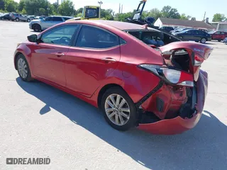 2014 Hyundai Elantra SE with VIN KMHDH4AE4EU174399, listed as a IAAI auction lot 41900852 with 100,660 mi miles. Bid and sale history available at carsss.com. Image 3.