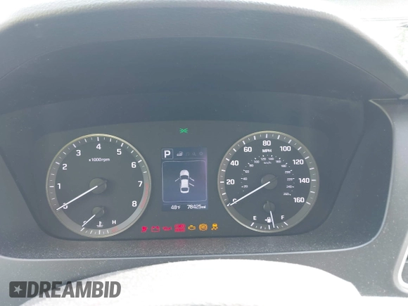 2017 Hyundai Sonata 2.4L with VIN 5NPE24AF6HH505808, listed as a IAAI auction lot 41890430 with 78,425 mi miles and . Bid and sale history available at DreamBid. Image 7.