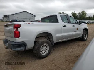 2021 Chevrolet Silverado 1500 Work Truck with VIN 1GCRYAEF2MZ111587, listed as a Copart auction lot 69341474 with 112,802 mi miles and Salvage Title. Bid and sale history available at DreamBid. Image 3.