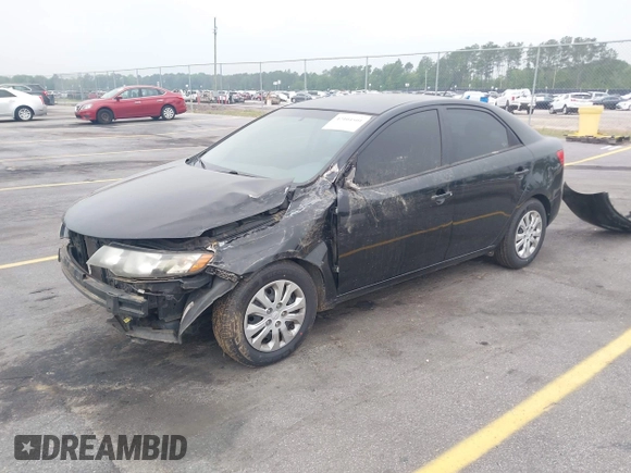2012 Kia Forte EX with VIN KNAFU4A25C5623589, listed as a IAAI auction lot 42104501 with 273,270 mi miles. Bid and sale history available at carsss.com. Image 2.