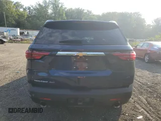 2022 Chevrolet Traverse LS with VIN 1GNEVFKW0NJ195120, listed as a Copart auction lot 69238944 with 33,335 mi miles and Salvage Title. Bid and sale history available at carsss.com. Image 6.