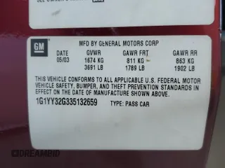 2003 Chevrolet Corvette with VIN 1G1YY32G335132659, listed as a Copart auction lot 78305334 with 113,936 mi miles and Non Repairable. Bid and sale history available at carsss.com. Image 13.