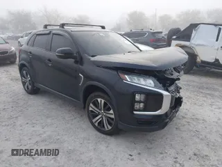 2020 Mitsubishi Outlander Sport ES 2.0 with VIN JA4AR3AU6LU022072, listed as a IAAI auction lot 41880790 with 86,462 mi miles. Bid and sale history available at carsss.com. Image 1.