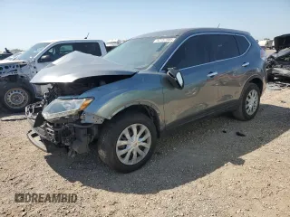 2015 Nissan Rogue SV with VIN KNMAT2MT4FP546716, listed as a Copart auction lot 52157585 with 115,348 mi miles and Salvage Title. Bid and sale history available at carsss.com. Image 1.