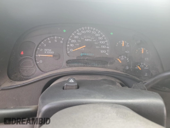 2005 Chevrolet Tahoe LS with VIN 1GNEC13V15R239318, listed as a Copart auction lot 50660895 with 126,724 mi miles and Salvage title. Bid and sale history available at DreamBid. Image 9.