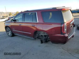 2017 GMC Yukon Denali with VIN 1GKS1CKJ1HR289530, listed as a Copart auction lot 85644374 with 131,614 mi miles and Salvage Title. Bid and sale history available at carsss.com. Image 2.