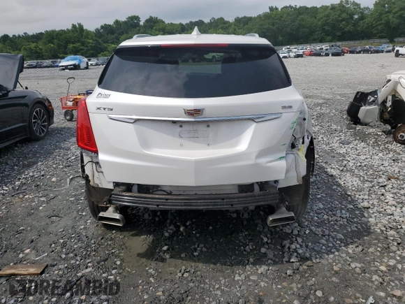 2018 Cadillac XT5 FWD with VIN 1GYKNARS1JZ222767, listed as a Copart auction lot 57989015 with 33,464 mi miles and Salvage title. Bid and sale history available at DreamBid. Image 6.