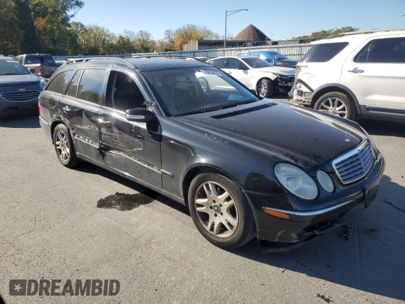 2004 Mercedes-Benz E 320 with VIN WDBUH65J14A464105, listed as a Copart auction lot 76832424 with 207,896 mi miles and Salvage Title. Bid and sale history available at DreamBid. Image 4.