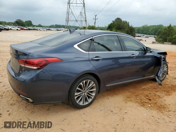 2015 Hyundai Genesis 3.8L z VIN KMHGN4JE9FU078694, wystawiony jako Copart lot #54191745 z przebiegiem 24 755 mil mil oraz Szkoda całkowita • Salvage title. Historia ofert i sprzedaży dostępna na DreamBid. Obrazek 3.