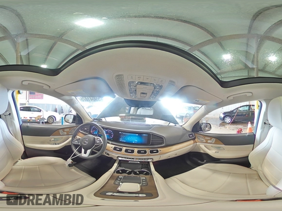 2021 Mercedes-Benz GLS 450 with VIN 4JGFF5KE6MA419030, listed as a Copart auction lot 59041075 with 39,780 mi miles and Salvage title. Bid and sale history available at DreamBid. Image 16.