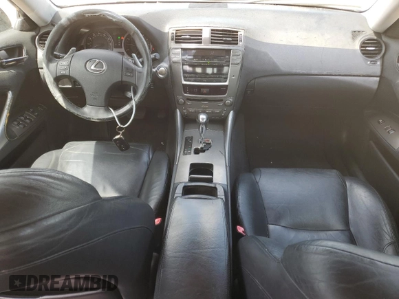 2006 Lexus IS 250 with VIN JTHBK262062006027, listed as a Copart auction lot 52679345 with 232,564 mi miles and Salvage Title. Bid and sale history available at DreamBid. Image 8.