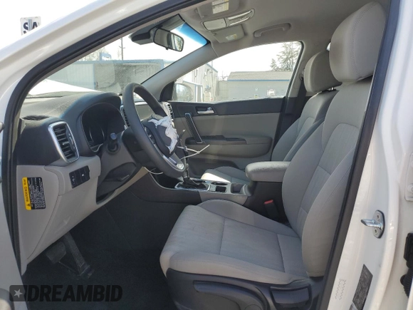 2020 Kia Sportage LX with VIN KNDPM3AC1L7780907, listed as a Copart auction lot 49606625 with 52,416 mi miles and Salvage Title. Bid and sale history available at carsss.com. Image 7.