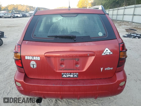 2005 Pontiac Vibe with VIN 5Y2SL63815Z450134, listed as a Copart auction lot 77166104 with 292,078 mi miles and Salvage Title. Bid and sale history available at carsss.com. Image 6.