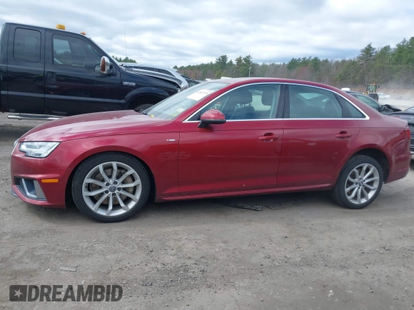 2019 Audi A4 Premium Plus z VIN WAUENAF49KN004753, wystawiony jako IAAI lot #42012315 z przebiegiem 105 208 mil mil oraz . Historia ofert i sprzedaży dostępna na DreamBid. Obrazek 14.