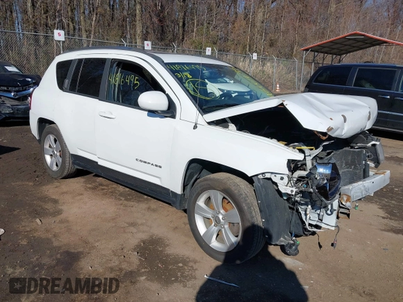 2015 Jeep Compass High Altitude Edition with VIN 1C4NJCEAXFD198397, listed as a IAAI auction lot 41816495 with 143,023 mi miles. Bid and sale history available at carsss.com. Image 1.