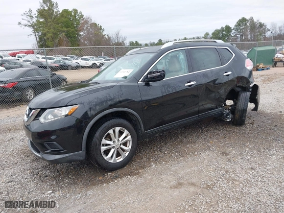 2016 Nissan Rogue SV with VIN KNMAT2MT8GP697379, listed as a IAAI auction lot 41542784 with 132,965 mi miles. Bid and sale history available at carsss.com. Image 18.