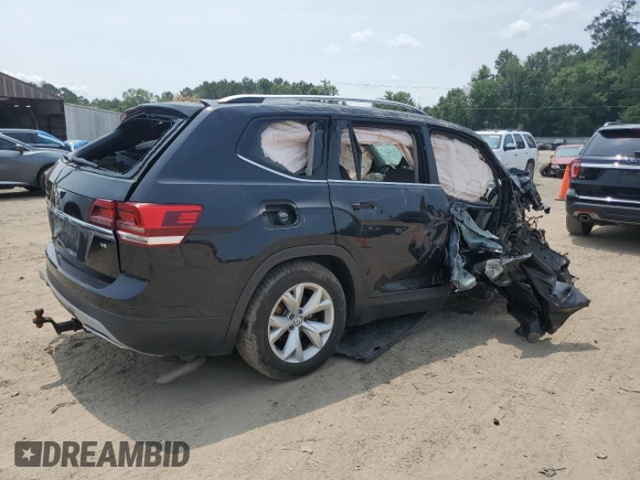 2018 Volkswagen Atlas SE z VIN 1V2DR2CA4JC540103, wystawiony jako Copart lot #58858405 z przebiegiem Nie podano mil oraz Szkoda całkowita • Salvage title. Historia ofert i sprzedaży dostępna na DreamBid. Obrazek 3.