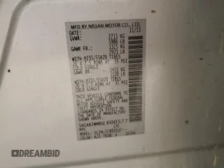 2016 Nissan Pathfinder SL с VIN 5N1AR2MM8GC600577, выставлен на аукционе Copart как лот 57778555 с пробегом 143 655 миль миль и Списание • Salvage title. История ставок и продаж доступна на DreamBid. Изображение 13.