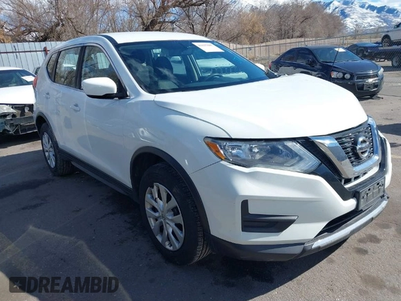 2017 Nissan Rogue SV with VIN KNMAT2MV9HP558445, listed as a IAAI auction lot 41637607 with 141,692 mi miles. Bid and sale history available at carsss.com. Image 1.