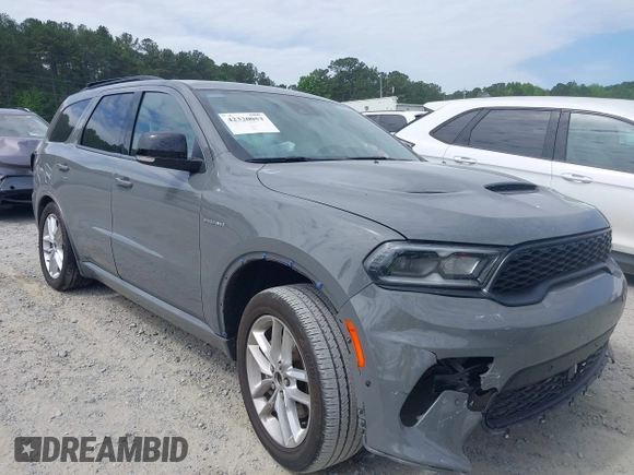 2023 Dodge Durango R/T Plus with VIN 1C4SDHCT1PC616557, listed as a IAAI auction lot 42320053 with 25,697 mi miles and . Bid and sale history available at DreamBid. Image 13.