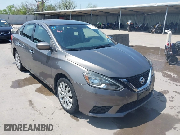 2016 Nissan Sentra S with VIN 3N1AB7AP4GY317026, listed as a IAAI auction lot 41897980 with 118,767 mi miles. Bid and sale history available at carsss.com. Image 1.