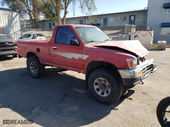 1992 Toyota 4WD Pickups DLX with VIN JT4RN01P9N0036068, listed as a Copart auction lot 74767634 with 218055 miles and Salvage Title. Bid and sale history available at carsss.com. Image 4.