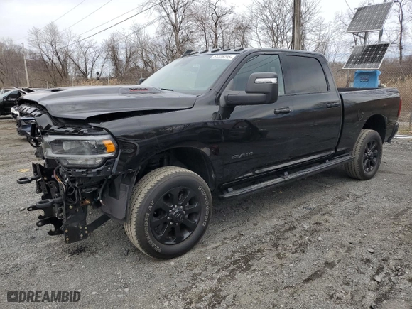 2024 Ram 2500 Laramie with VIN 3C6UR5FJ1RG103271, listed as a Copart auction lot 51228295 with 7,930 mi miles and Salvage Title. Bid and sale history available at carsss.com. Image 1.