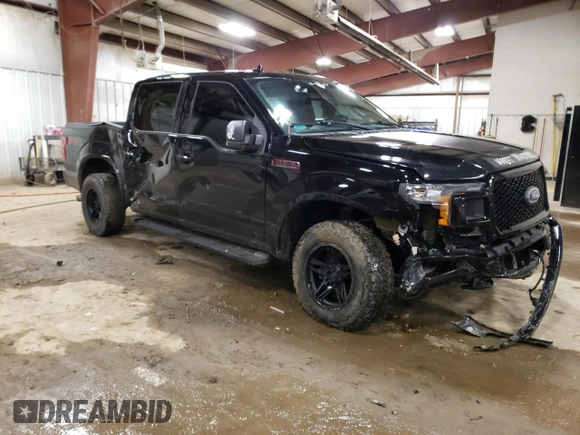 2018 Ford F-150 XL with VIN 1FTEW1E57JFB15742, listed as a Copart auction lot 52550645 with 74,743 mi miles and Clean Title. Bid and sale history available at carsss.com. Image 4.