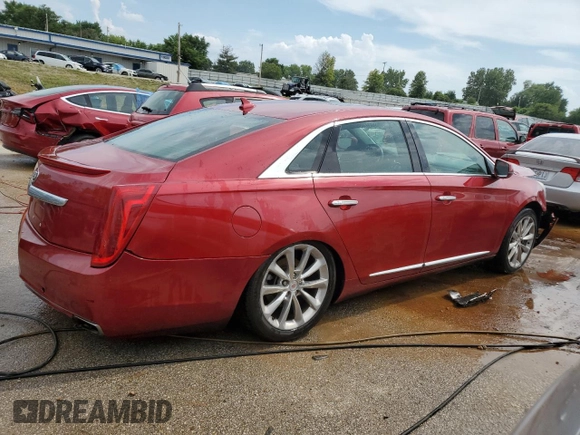 2013 Cadillac XTS Luxury with VIN 2G61P5S33D9121169, listed as a Copart auction lot 56491273 with 125,323 mi miles and Salvage title. Bid and sale history available at DreamBid. Image 3.
