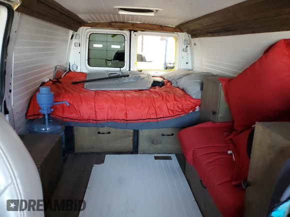 2001 Ford Econoline Cargo with VIN 1FTRE14291HA69623, listed as a Copart auction lot 50031845 with 103,169 mi miles and Salvage Title. Bid and sale history available at carsss.com. Image 10.