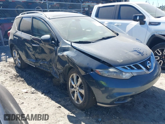 2012 Nissan Murano SV with VIN JN8AZ1MW3CW217191, listed as a IAAI auction lot 41688323 with 183,661 mi miles and . Bid and sale history available at carsss.com. Image 1.