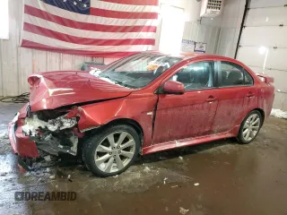 2012 Mitsubishi Lancer GT with VIN JA32U8FW2CU017627, listed as a Copart auction lot 45997075 with 180,865 mi miles and Salvage Title. Bid and sale history available at carsss.com. Image 1.