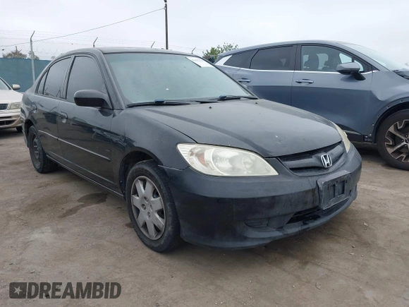 2004 Honda Civic LX z VIN 2HGES16574H605032, wystawiony jako IAAI lot #42432347 z przebiegiem 144 288 mil mil oraz . Historia ofert i sprzedaży dostępna na DreamBid. Obrazek 1.