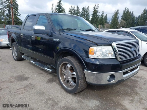 2007 Ford F-150 XLT with VIN 1FTPW12V87FA08267, listed as a IAAI auction lot 41949314 with 96,692 mi miles. Bid and sale history available at carsss.com. Image 1.