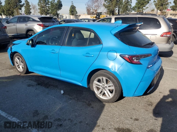 2019 Toyota Corolla Hatchback SE with VIN JTNK4RBEXK3011711, listed as a Copart auction lot 53978585 with 110,256 mi miles and Salvage Title. Bid and sale history available at carsss.com. Image 2.