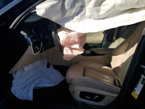 2017 BMW 5 Series 540i with VIN WBAJE5C37HG914383, listed as a Copart auction lot 46895345 with Not provided miles and Salvage title. Bid and sale history available at DreamBid. Image 7.