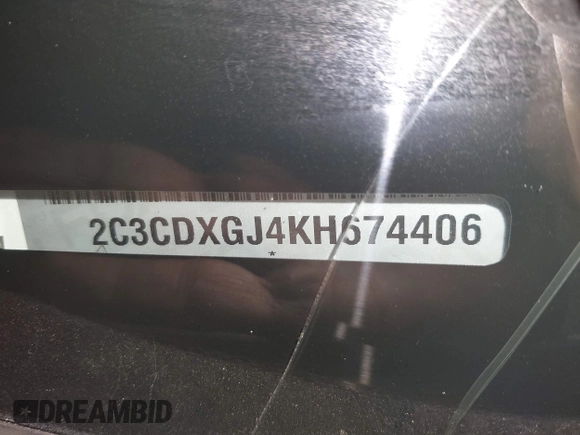 2019 Dodge Charger Scat Pack с VIN 2C3CDXGJ4KH674406, выставлен на аукционе IAAI как лот 42083857 с пробегом 54 510 миль миль и . История ставок и продаж доступна на DreamBid. Изображение 17.