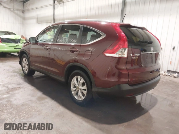 2013 Honda CR-V EX-L with VIN 5J6RM4H71DL087636, listed as a IAAI auction lot 41801641 with 147,795 mi miles. Bid and sale history available at carsss.com. Image 3.