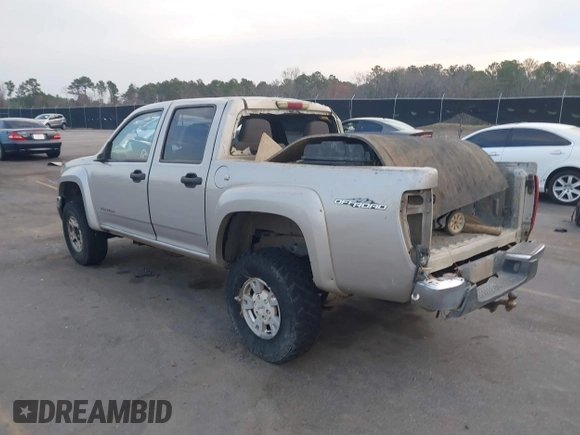 2005 GMC Canyon 1SE SLE Z71 with VIN 1GTDS136058111643, listed as a IAAI auction lot 41777038 with 454,169 mi miles. Bid and sale history available at carsss.com. Image 3.