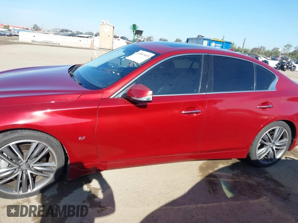 2014 Infiniti Q50 Sport with VIN JN1BV7AP4EM676615, listed as a IAAI auction lot 42007415 with 80,276 mi miles and . Bid and sale history available at DreamBid. Image 14.