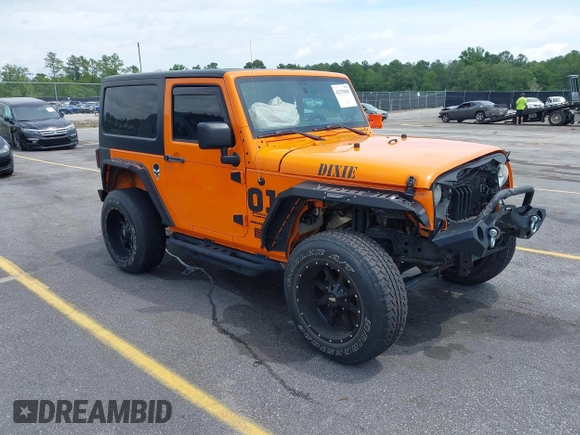 2013 Jeep Wrangler Sport z VIN 1C4AJWAG2DL538526, wystawiony jako IAAI lot #42378501 z przebiegiem 81 709 mil mil oraz . Historia ofert i sprzedaży dostępna na DreamBid. Obrazek 1.