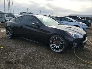 2013 Hyundai Genesis Coupe Track z VIN KMHHU6KJ4DU089727, wystawiony jako Copart lot #50002495 z przebiegiem 99 869 mil mil oraz Szkoda całkowita • Salvage title. Historia ofert i sprzedaży dostępna na DreamBid. Obrazek 4.