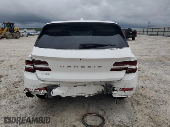 2022 Genesis GV80 with VIN KMUHB4SB6NU097950, listed as a Copart auction lot 70235364 with 63,062 mi miles and Salvage Title. Bid and sale history available at DreamBid. Image 6.
