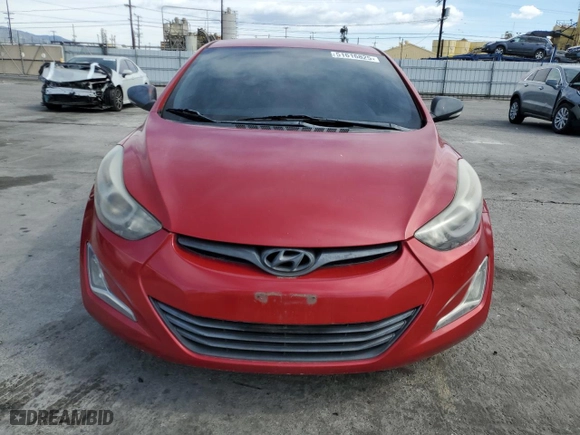2015 Hyundai Elantra Limited with VIN KMHDH4AE8FU279304, listed as a Copart auction lot 51616825 with 166,073 mi miles and Clean Title. Bid and sale history available at carsss.com. Image 5.