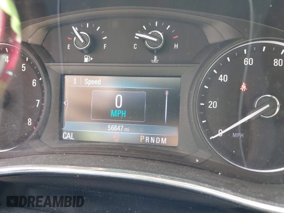 2019 Buick Encore Essence with VIN KL4CJGSM8KB955522, listed as a IAAI auction lot 41740646 with 56,647 mi miles and . Bid and sale history available at DreamBid. Image 7.