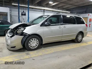 2008 Toyota Sienna with VIN 5TDZK23CX8S143730, listed as a Copart auction lot 51897165 with 195,994 mi miles and Salvage Title. Bid and sale history available at DreamBid. Image 1.