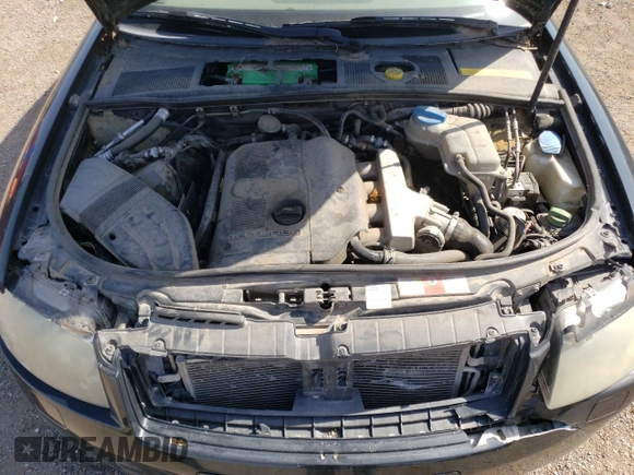 2003 Audi A4 1.8T with VIN WAUAC48H83K021679, listed as a Copart auction lot 56207854 with 87,166 mi miles and Salvage Title. Bid and sale history available at carsss.com. Image 11.