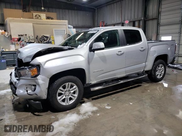 2020 GMC Canyon 4WD SLE with VIN 1GTG6CENXL1217671, listed as a Copart auction lot 44781435 with 24,591 mi miles and Salvage Title. Bid and sale history available at carsss.com. Image 1.